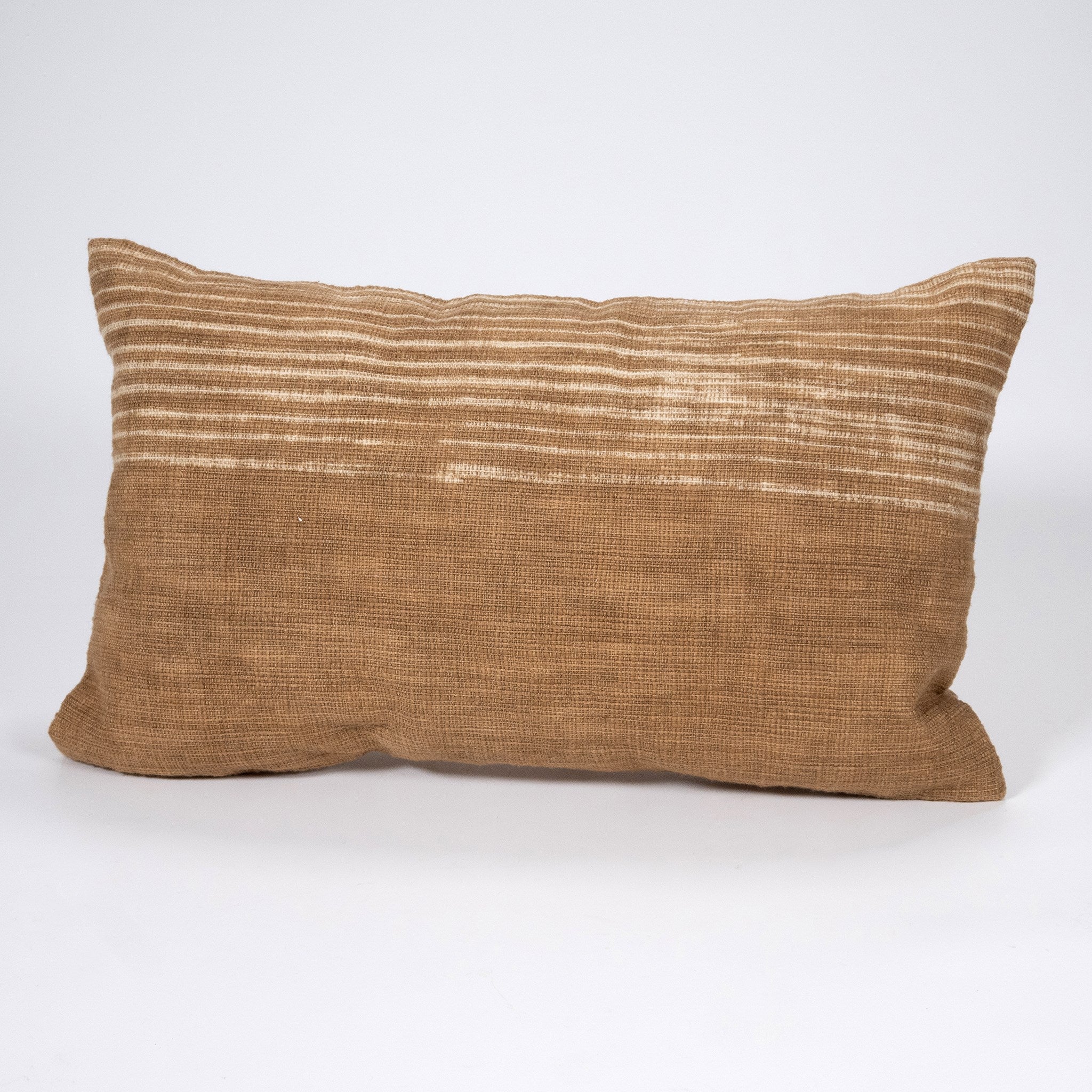 Brown Stripe Lumbar Cushion