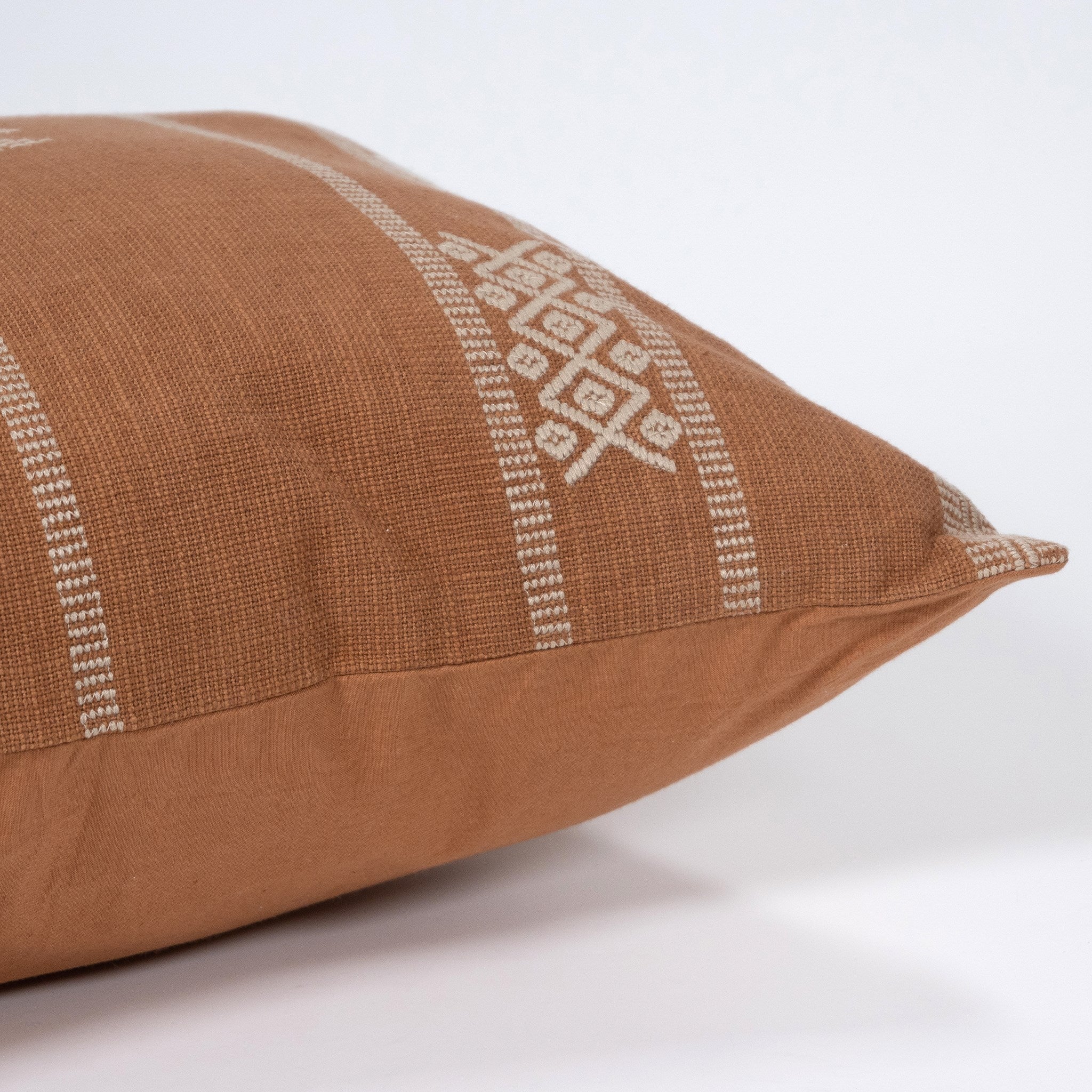 Tan Pattern Cushion