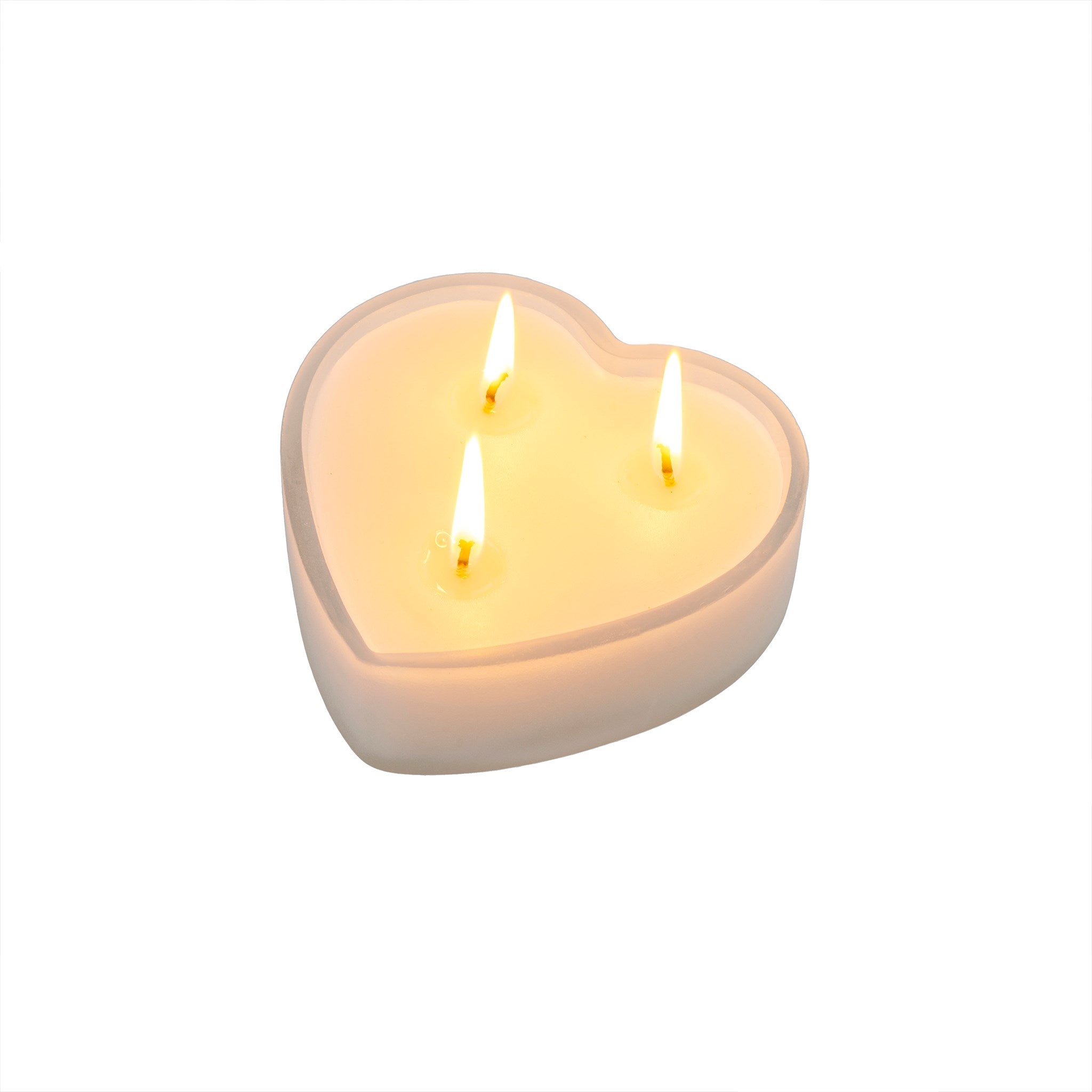 Orange Blossom Heart Candles- 2 Colors