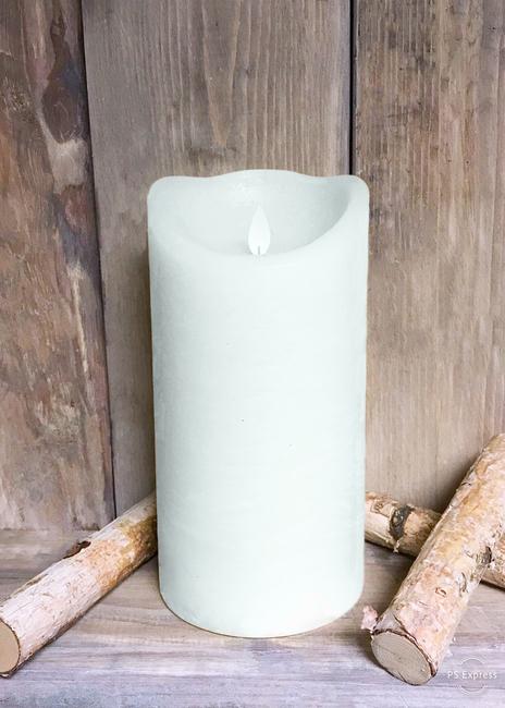 White Led Pillar Candles