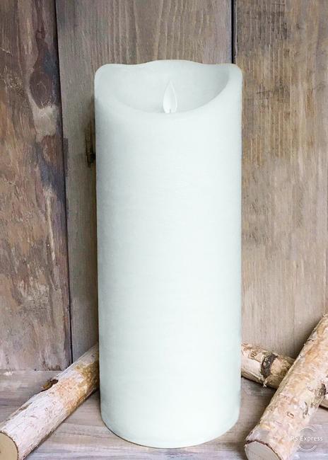 White Led Pillar Candles
