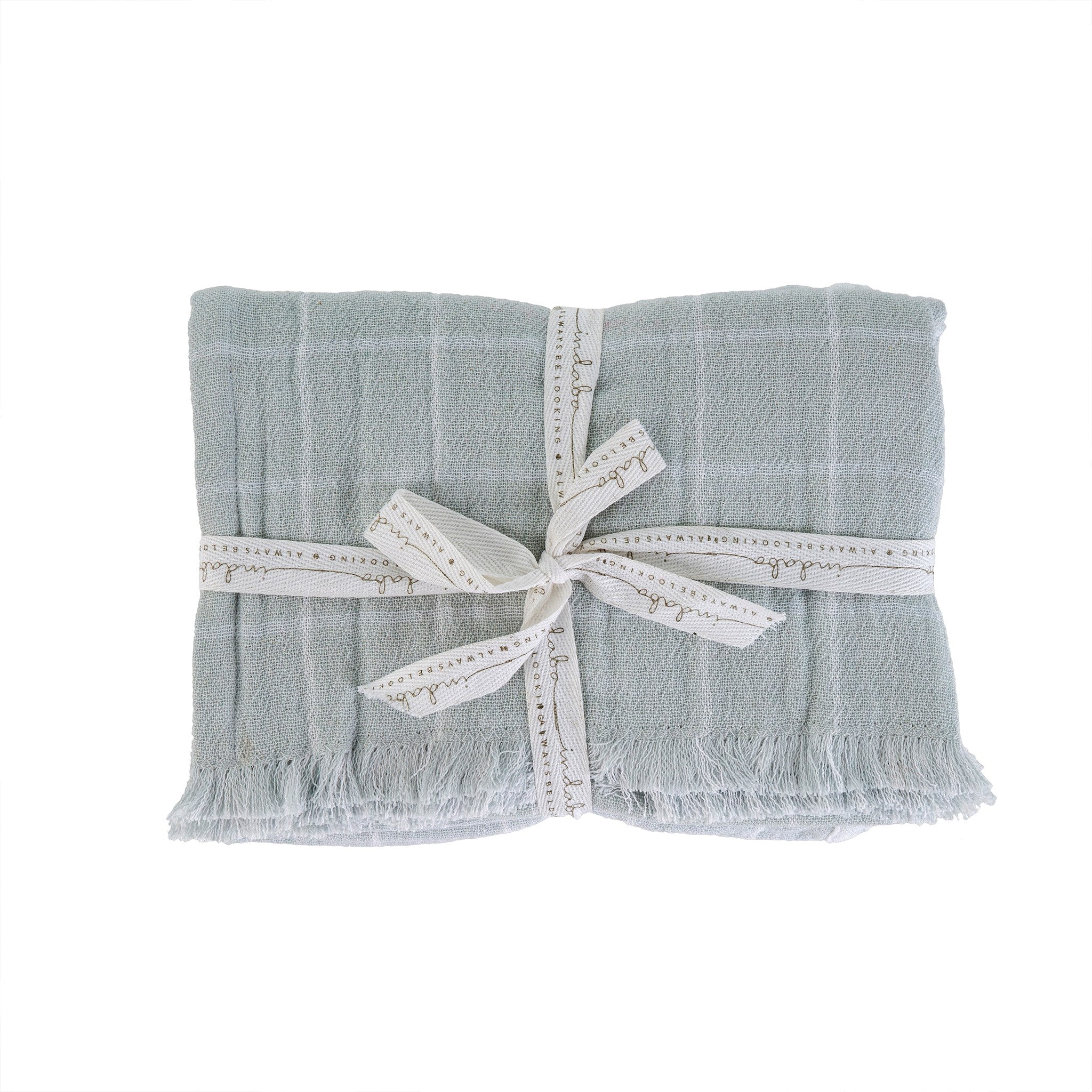 Baker Stripe Tea Towel- Blue & White