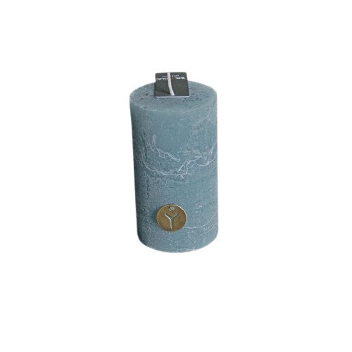 Rustic Sea Blue Candles- 2 Sizes