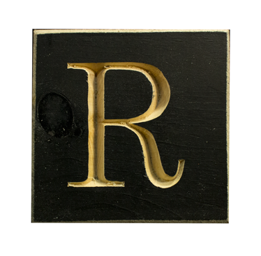 Wooden Etched Letter Blocks