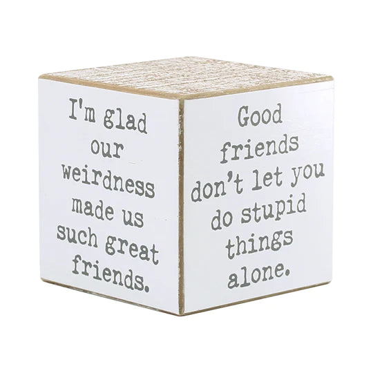 Saying Cubes- Dad & Friend