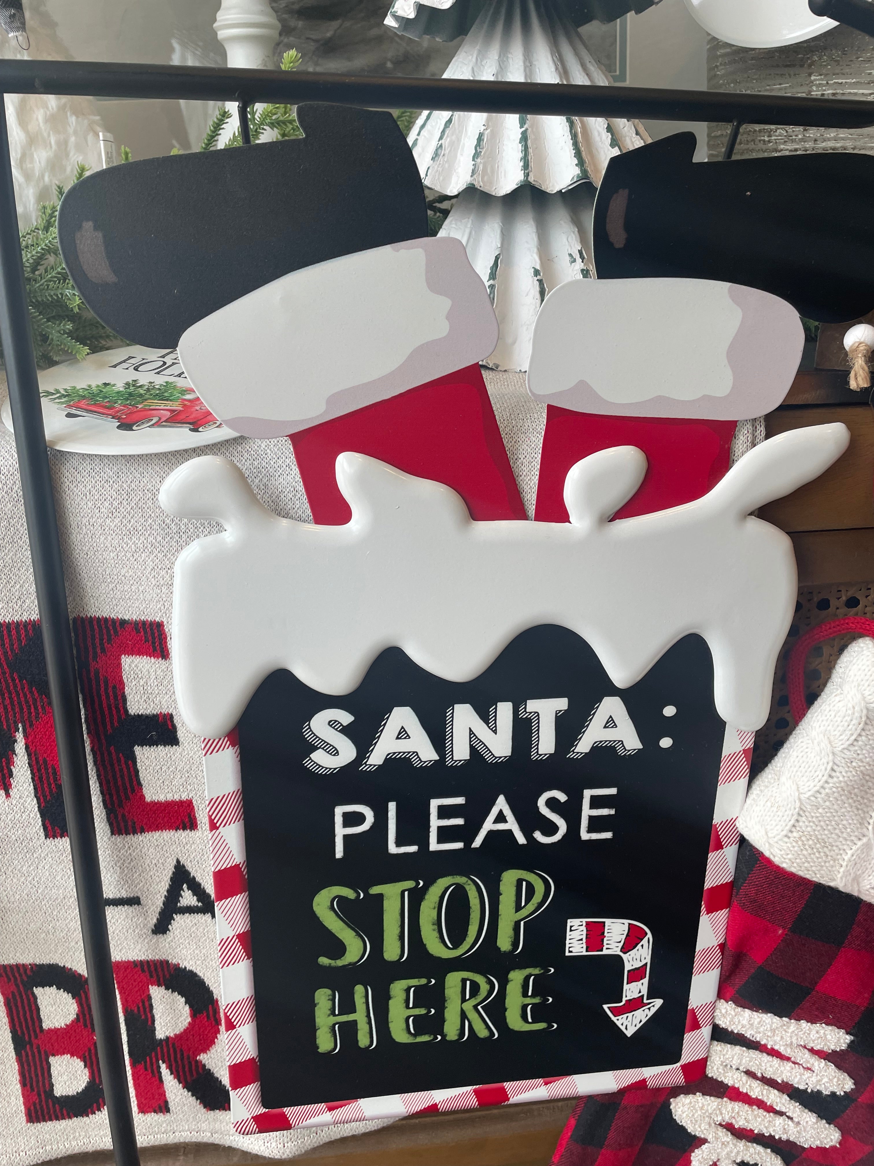 Santa Please Stop Here Stake