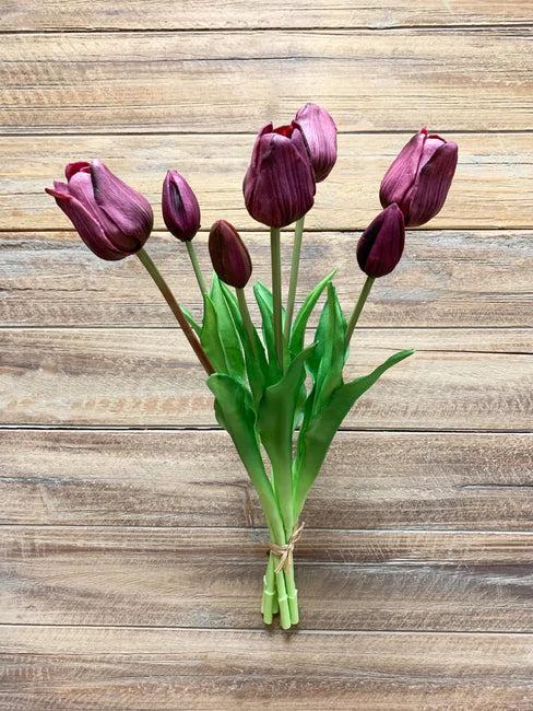 12" Real Touch Tulips (Short)