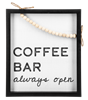 Coffee Bar Signs with Beads - 3 Sayings